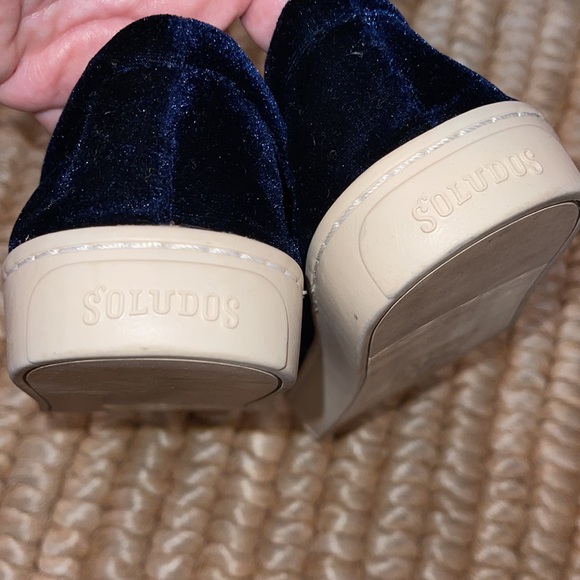 Soludos NWT velvet signature flat shoes 8 - Picture 9 of 11
